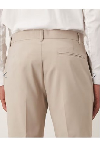 ASOS DESIGN skinny suit pants in ecru