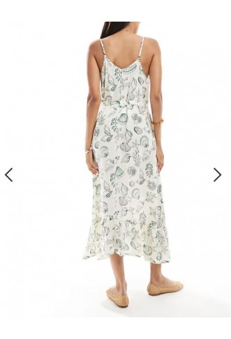 Vero Moda Maternity Easy cami ankle dress in conversational sea print