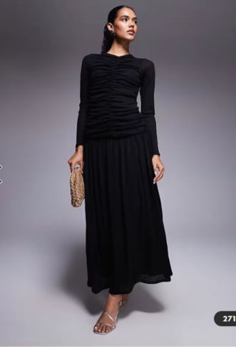 ASOS DESIGN textured ribbed...