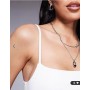 ASOS DESIGN Sculpting cropped cami top in white