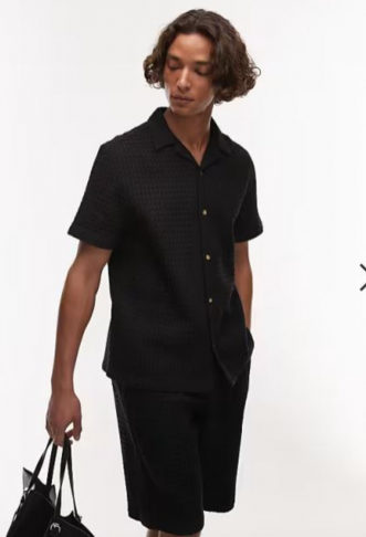 Topman textured grid check...