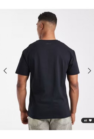 Columbia basic logo t-shirt in black