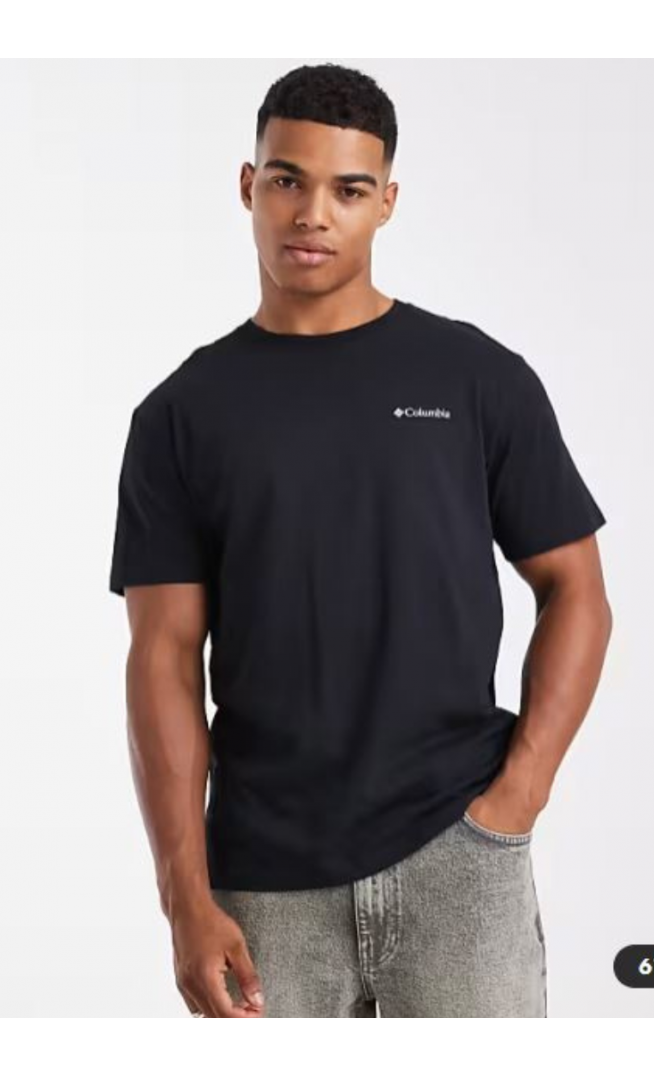 Columbia basic logo t-shirt in black