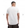 ASOS DESIGN essential crew neck t-shirt in white marl