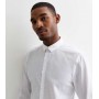 White Poplin Long Sleeve Shirt