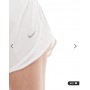 Nike Running Tempo Dri-FIT mid rise 3 inch shorts in white
