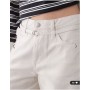 Monki utility jorts in beige