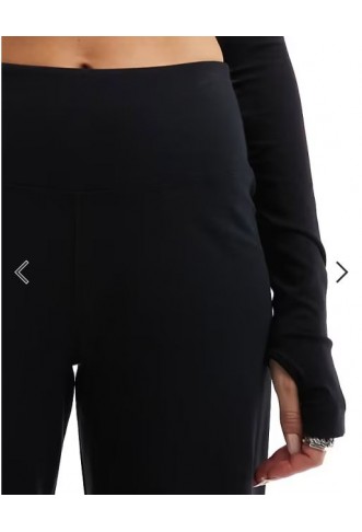 4505 Icon soft touch high waist wide leg dance pant in black