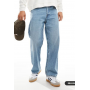 Jack & Jones Alex baggy jeans in mid blue vintage wash
