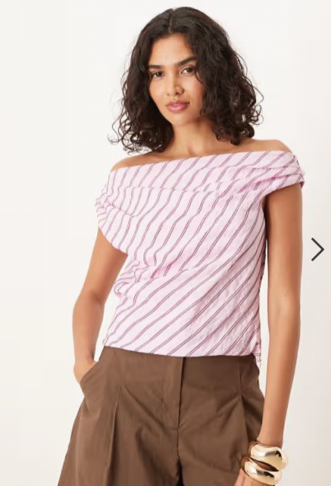 ASOS DESIGN modal drape off...