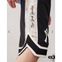 New Era NY Yankees contrast panel trim short in black