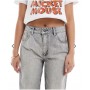 Stradivarius STR baggy jeans in light grey wash
