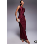 ASOS DESIGN plisse sleeveless wrap tie front maxi dress in wine