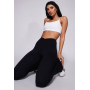 4505 Icon soft touch light support sports bra with adjustable straps in white