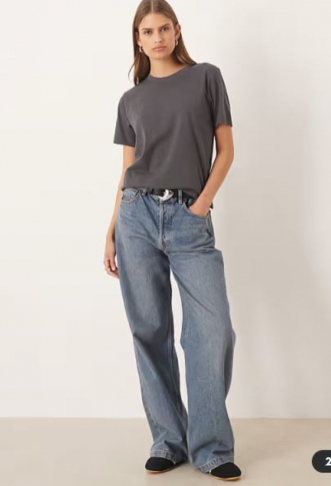 JJXX oversized t-shirt in grey