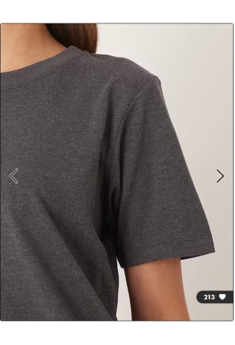JJXX oversized t-shirt in grey