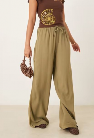 ASOS DESIGN linen blend...