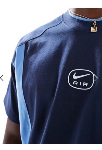 Nike Air t-shirt in navy
