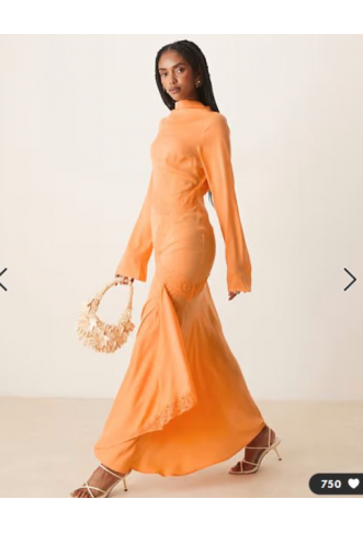 ASOS DESIGN washed satin...