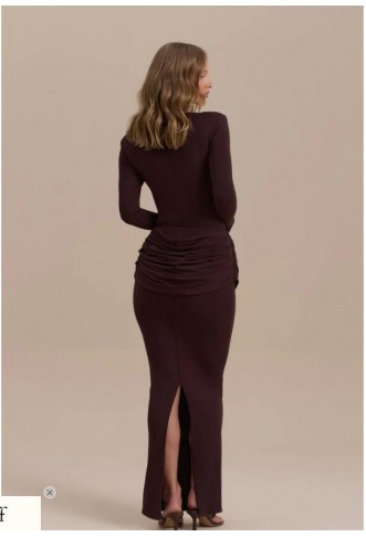 ASHTIN BOAT NECK BODYSUIT | ESPRESSO