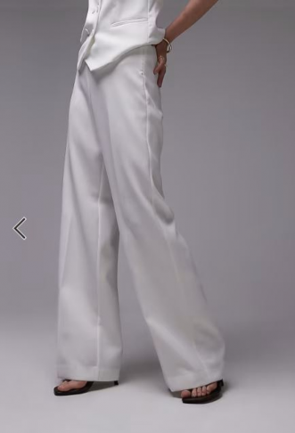 Mango elasticated waist zip...