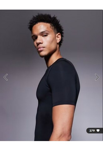 adidas Running Adizero t-shirt in black