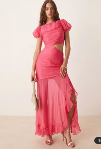 ASOS DESIGN ruched bodice...