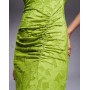 ASOS DESIGN sleeveless with open back burnout maxi dress in lime
