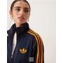 adidas Originals Firebird Loose track top in navy and orange