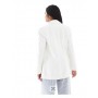 Women’s Stradivarius oversized tailored blazer in white