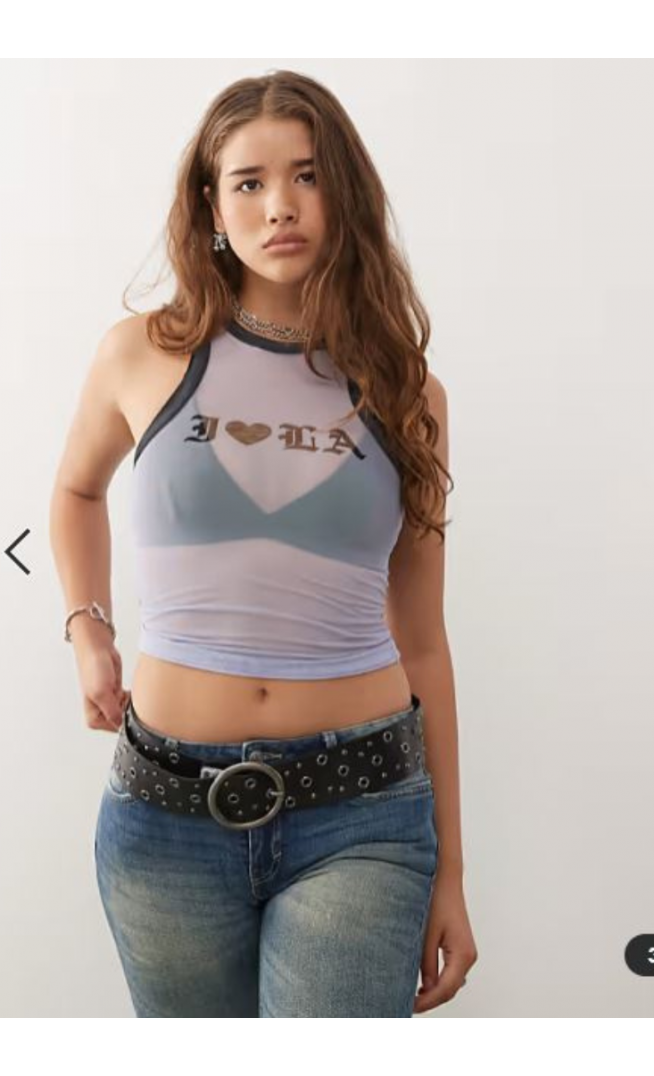 COLLUSION mesh graphic tank