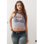 COLLUSION mesh graphic tank