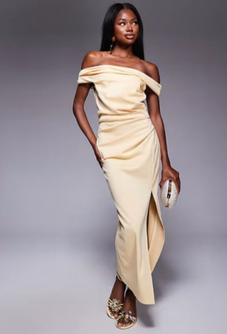 ASOS DESIGN twist bardot...