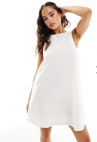 ASOS DESIGN high neck swing...