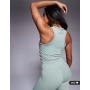 Nike One Training Dri-FIT Gym Life Swoosh fitted cropped vest in khaki