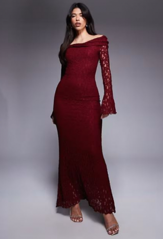 ASOS DESIGN textured lace...