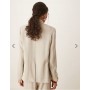 AWARE Mix & Match premium oversized tailored blazer in stone
