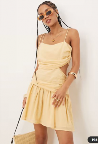 ASOS DESIGN crinkle cami...