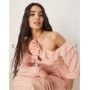 Pretty Lavish chiffon corsage ruffle maxi dress in pink ditsy floral