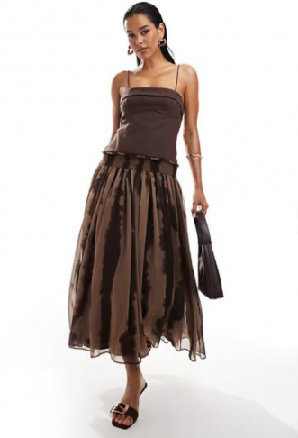 ASOS DESIGN dropped waist...