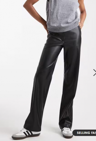 ASOS DESIGN Tall faux...