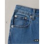 ASOS DESIGN power stretch sculpt flare jeans in mid blue