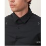 ASOS DESIGN formal easy iron skinny poplin regular shirt in black