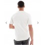 Threadbare cotton rich polo top in ecru