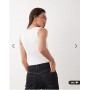 New Look square neck bodysuit in white