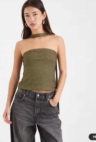 Miss Selfridge metallic...