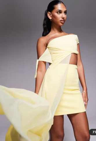 ASOS DESIGN off shoulder...