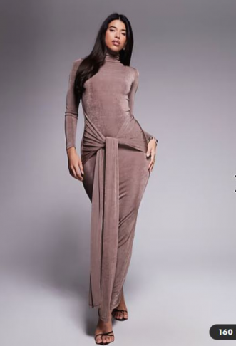 Aria Cove slinky high neck...