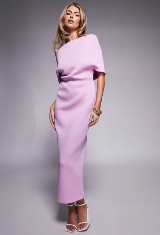 ASOS DESIGN deep bardot...