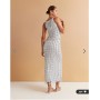 ASOS DESIGN macrame slash neck maxi dress in silver